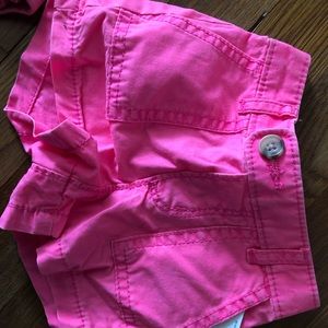 Pink toddler shorts